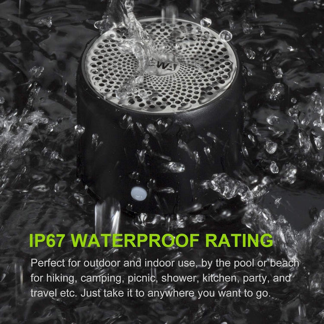 Portable Mini Bluetooth Speaker A106 Pro IP67 Waterproof for Shower & Room