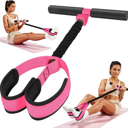 Pedal Resistance Band with Handle Foot Pedal Exercise Equipment for Workout