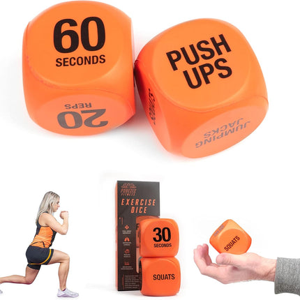 Fitness Workout Dice – Push-Ups, Squats, Crunches & Wildcard Exercises