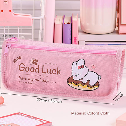 58PCS Cute Rabbit School Supplies – Kawaii Stationery, Notebook, Gel Pens & Stickers