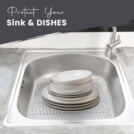 2-Pack Sink Protectors – 12"x11" Dish Rack, Scratch & Stain Guard