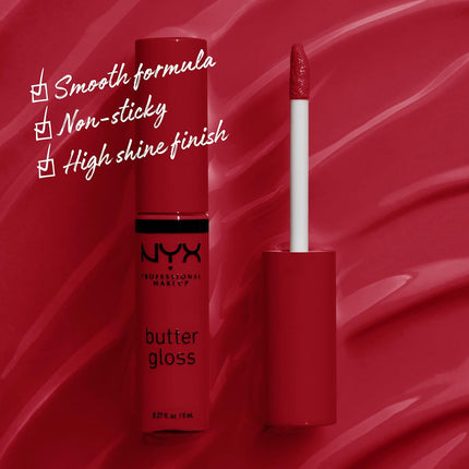 Butter Gloss Rocky Road Wine Non Sticky Lip Gloss Smooth Shine