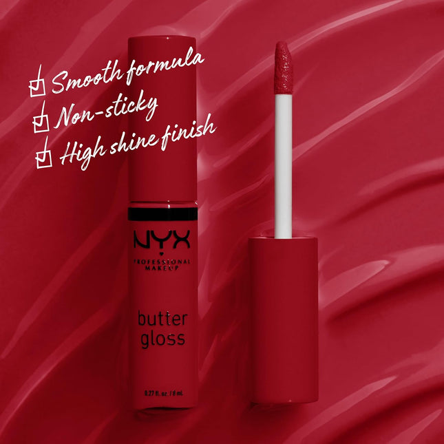 Butter Gloss Rocky Road Wine Non Sticky Lip Gloss Smooth Shine