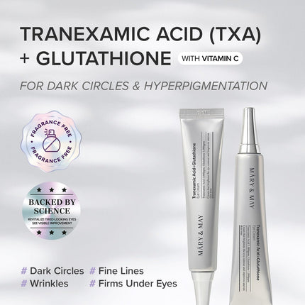 Tranexamic Acid Glutathione Under Eye Cream 30g, Niacinamide Vitamin C Dark Circle Care