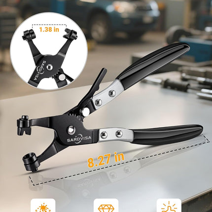 Hose Clamp Pliers – Heavy Duty Tool with Locking Gear & Non-Slip Handle for Clamps