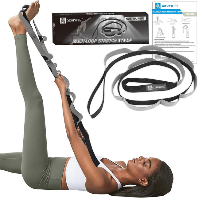 Exercise Stretch Straps – Premium Loops for Yoga, Pilates, Dance & Therapy
