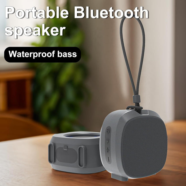 Portable Bluetooth Speaker, TWS, IPX5 Waterproof, Deep Bass, Long Playtime