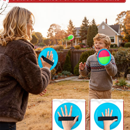 Kids Toss & Catch Game Set, Outdoor Toy for Ages 3–12, Birthday & Holiday Gift