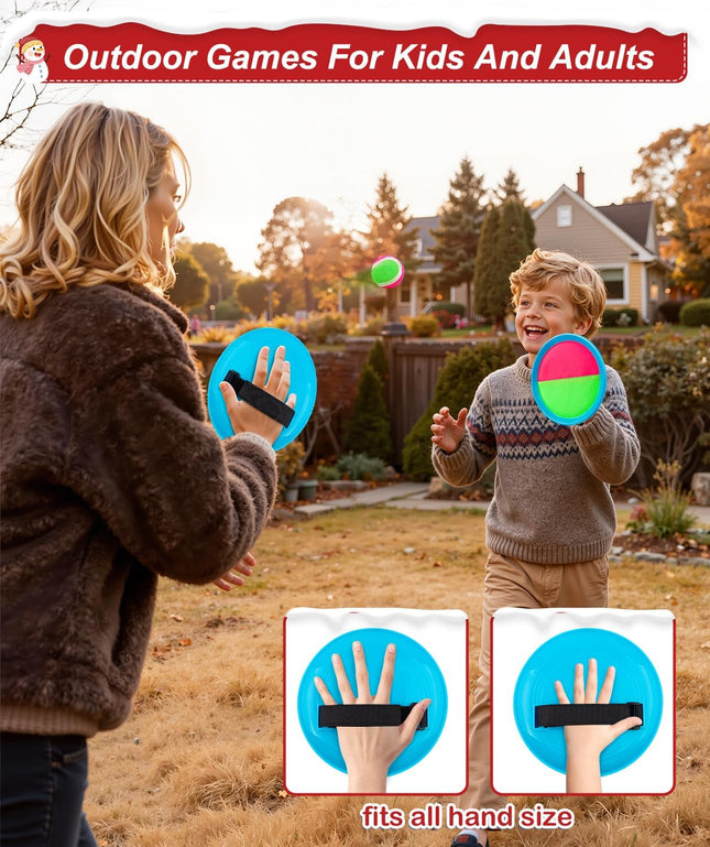 Kids Toss & Catch Game Set, Outdoor Toy for Ages 3–12, Birthday & Holiday Gift