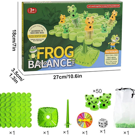 Frog Balance Game – Two-Player Board, Educational Montessori Toy for Kids
