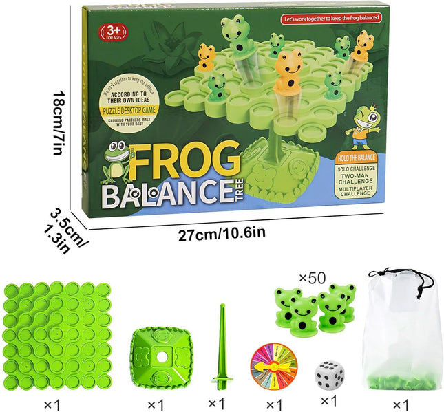 Frog Balance Game – Two-Player Board, Educational Montessori Toy for Kids