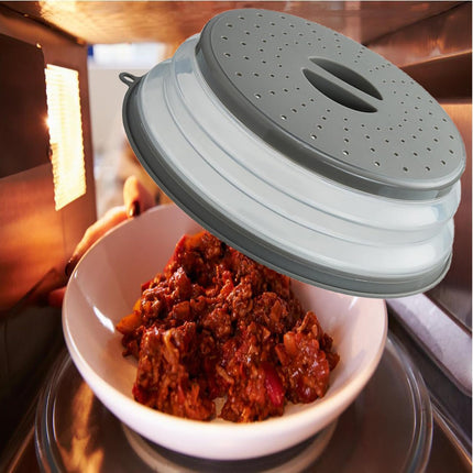 Microwave Splatter Cover Vented BPA Free Dishwasher Safe Food Plate Cover