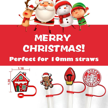 2025 Xmas Advent Calendar – 24 Days of Surprises with Santa Straw Covers