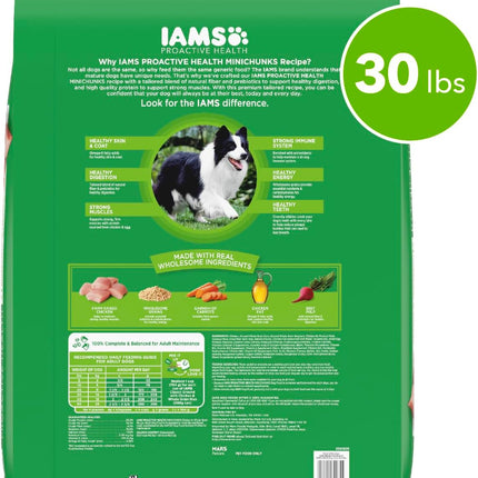 30 lb Proactive Health Adult Dog Food – Minichunks with Real Chicken