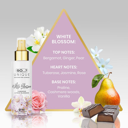6-Pc Body Mist Set for Women, Fresh Floral & Sweet Scents, Travel Size Sprays