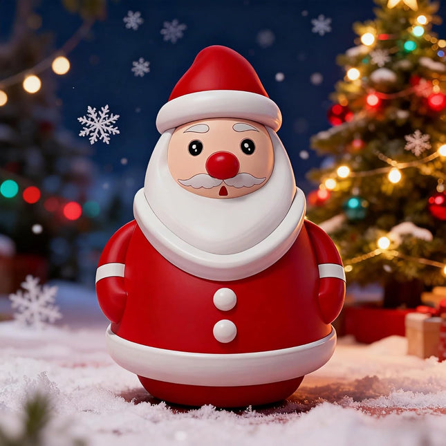 Mini 3D Santa Claus Figurines – Cute Christmas Decorations for Home & Parties