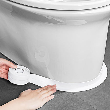 Professional Waterproof Sealing Tape – Toilet, Tub, Wall Edge, White