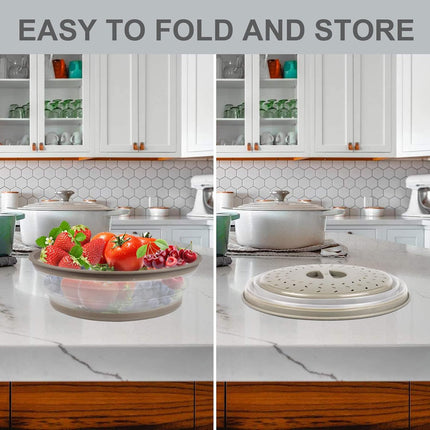 Microwave Place Mat & Food Cover – Multi-Use Silicone Kitchen Accessory