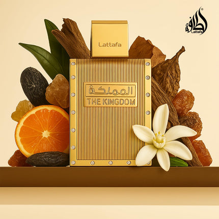 Lattafa The Kingdom Perfume for Men 100ml Eau de Parfum Sage Lavender Vanilla