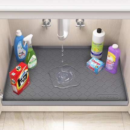 Waterproof Under Sink Silicone Mat 34"x22" – Cabinet & Shelf Protector