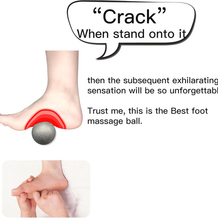 Plantar Fasciitis Massage Ball for Foot Pain Deep Tissue Trigger Point Relief