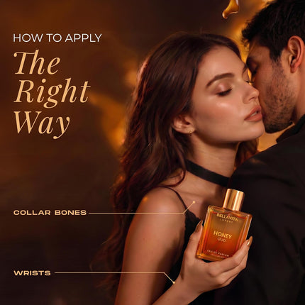 Honey Oud Eau de Parfum 100ml, Unisex Perfume with Honey, Oud & Amber Notes