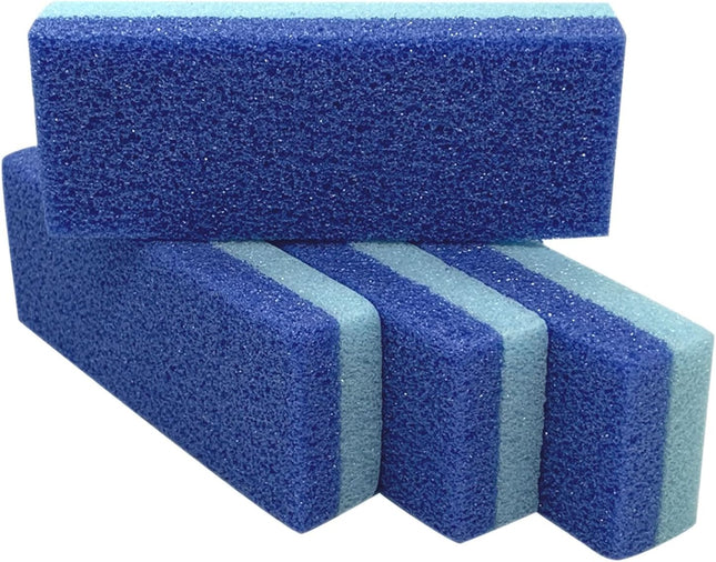 4-Pack Foot Pumice Stones, Hard Skin & Callus Remover Scrubber, Blue