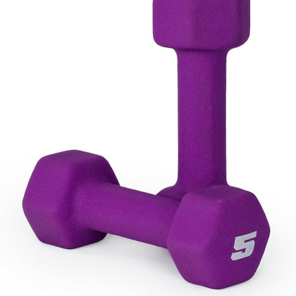 Neoprene Dumbbell Weights Set Pair for Home Gym Fitness Strength Training