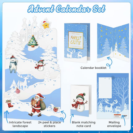 Woodland Advent Calendar 2025 – 24-Day Christmas Countdown for Kids & Adults