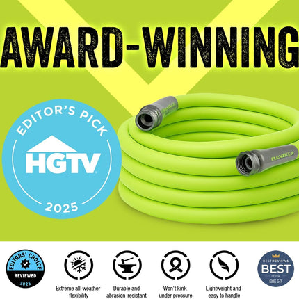 Garden Lead-in Hose 5/8 in. x 5 ft. – Lightweight, Durable, All-Weather Hose
