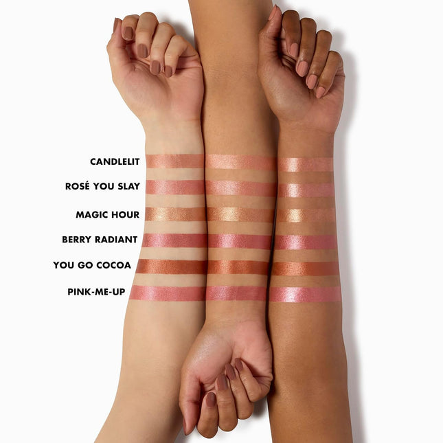 Glow Blush Beauty Wand, Rosé You Slay, Liquid Blush with Squalane, Vegan & Cruelty-Free