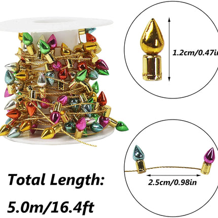 Fake Light String Christmas Decoration Dollhouse Miniature Furniture 5m