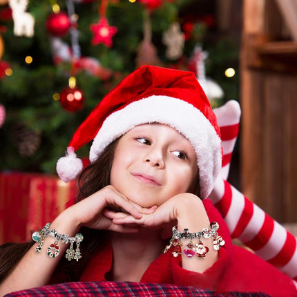 Christmas Advent Calendar 2025, 24 Days of Bracelets for Girls, Countdown to Christmas