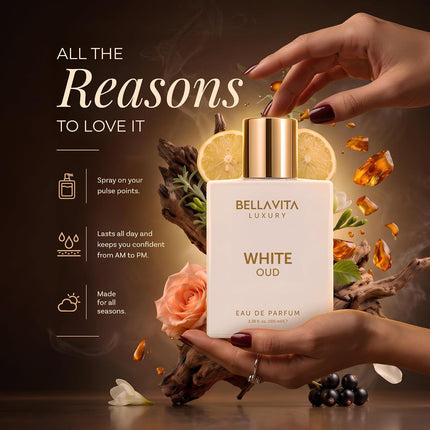 BellaVita Honey Oud & White Oud Perfume Duo Set 2 x 100ml Unisex EDP