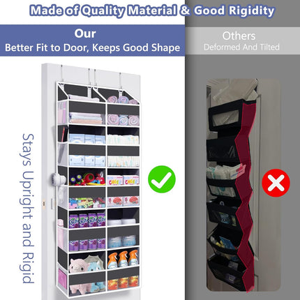 5 Tier Door Hanging Organizer 20 Pocket Storage for Bedroom Nursery Closet