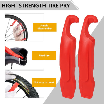 80pcs Bike Tire Repair Kit – Self-Adhesive Patches with Portable Box