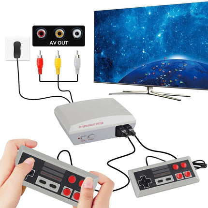 Retro Game Console – 300+ Built-In Games with 2 Wired Controllers