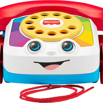 Classic Chatter Telephone Pull Along Toy with Rotary Dial for Toddlers