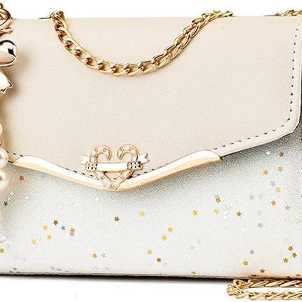Small Retro Messenger Bag for Women Crossbody Shoulder Clutch Purse