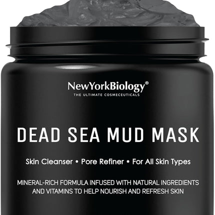 Dead Sea Mud Mask for Face & Body, 8.8oz, Pore Refining Natural Skincare