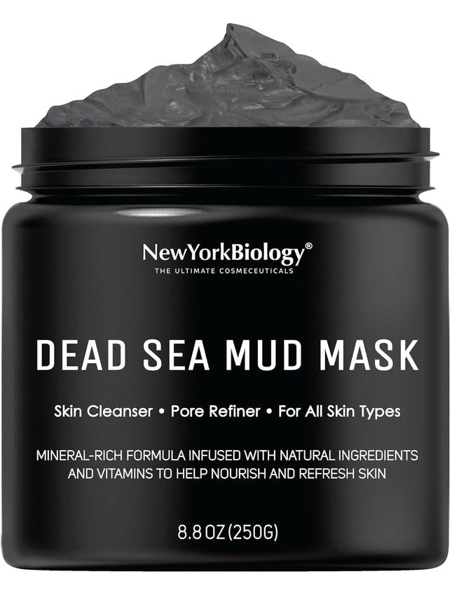 Dead Sea Mud Mask for Face & Body, 8.8oz, Pore Refining Natural Skincare