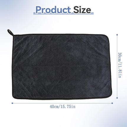 3pcs Microfiber Cleaning Cloths – Super Absorbent for Shower, Car, Bathroom, Home