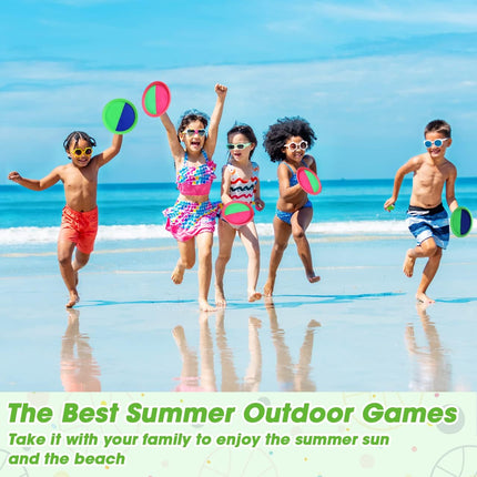 Toss Catch Ball Toy Set for Kids, Outdoor & Indoor Fun, Ages 3-12, Summer Gift