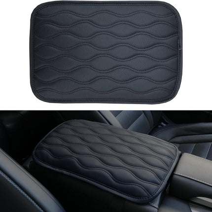 Universal Waterproof Auto Center Console Pad – Leather Armrest Protector for Most Vehicles