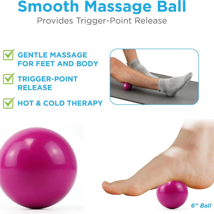 3 in 1 Hot Cold Massage Roller Set for Foot Back Pain Trigger Therapy