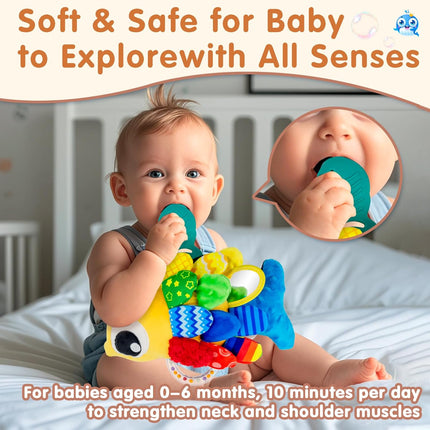 Baby Rattles & Teething Toys – Sensory Shaker for 0-12 Months