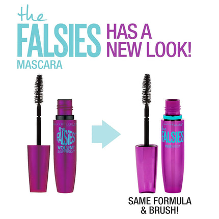 Volum' Express Falsies Volumizing Mascara, Washable, Blackest Black, 1 Count