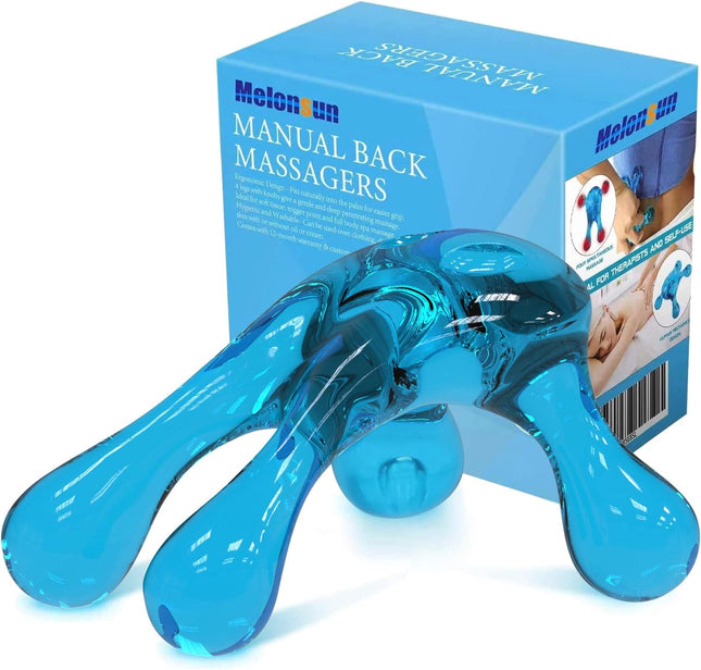 Palm Massage Tool Handheld Deep Tissue Massager for Neck Back Shoulder Relief