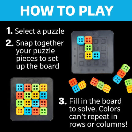 Kanoodle SudoQube 3D Brain Puzzle Game for Kids Teens Adults Ages 8+