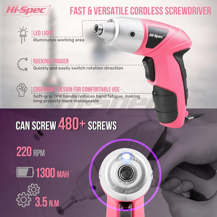 USB Rechargeable Electric Screwdriver – 19-Piece Cordless Hand Tool Set